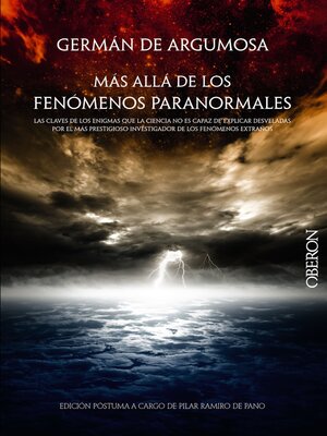 cover image of Germán de Argumosa. Más allá de los fenómenos paranormales
